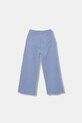 United Colors of Benetton Παντελόνι wide leg παιδικό βαμβακερό 3NBMCF06Y.G.Stagionale μπλε SS26