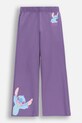 Coccodrillo Pantaloni da tuta per bambini con cotone violetto WC6120101LGD
