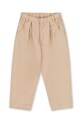 Konges Sløjd spodnie bawełniane dziecięce FRANKIE PANTS GOTS bawełna beżowy KS104301.PreSpring