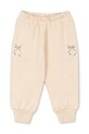 Konges Sløjd spodnie dresowe bawełniane dziecięce LOUPY LOU SWEAT PANTS OCS bawełna beżowy KS104349.PreSpring