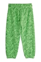 Mini Rodini spodnie dresowe bawełniane dziecięce Mini leopard 11000323 zielony SS26