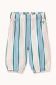 Tinycottons spodnie bawełniane dziecięce RETRO STRIPES POPLIN BABY PANT wzorzyste różowy SS26.280