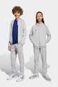 adidas Performance spodnie dresowe dziecięce melanż szary JC5128
