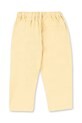 Chłopiec Konges Sløjd spodnie dziecięce CHIM CHINOS GOTS KS104727.PPY2 żółty