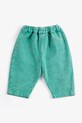 Bobo Choses spodnie dresowe bawełniane niemowlęce Bobo Choses Since 09 126AB075 turkusowy SS26