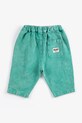 Chłopiec Bobo Choses spodnie dresowe bawełniane niemowlęce Bobo Choses Since 09 126AB075 turkusowy