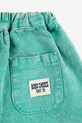 Bobo Choses spodnie dresowe bawełniane niemowlęce Bobo Choses Since 09 turkusowy 126AB075