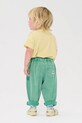 Bobo Choses spodnie dresowe bawełniane niemowlęce Bobo Choses Since 09 126AB075 turkusowy