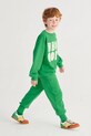 Bobo Choses spodnie dresowe bawełniane dziecięce Bobo Choses Modern zielony 126AC147