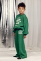Mini Rodini spodnie dresowe bawełniane dziecięce Travel agency bawełna zielony 26230144