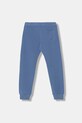 United Colors of Benetton spodnie dresowe bawełniane dziecięce 3J68CF058.G.Stagionale niebieski SS26