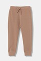United Colors of Benetton spodnie dresowe bawełniane dziecięce bawełna brązowy 3J68CF058.G.Stagionale