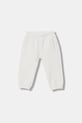 United Colors of Benetton spodnie dresowe dziecięce bawełniane z elastanem biały 35FNAF029.W.Stagionale