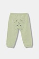 United Colors of Benetton Παντελόνι επίσημο παιδικό από βαμβάκι με ελαστάν πράσινο 35FNAF029.W.Stagionale