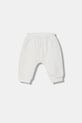 United Colors of Benetton spodnie dresowe dziecięce bawełniane z elastanem biały 35FNAF02K.W.Stagionale