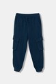 United Colors of Benetton spodnie dresowe dziecięce bawełniane granatowy 3NBMCF06I.G.Stagionale