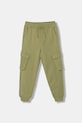 United Colors of Benetton spodnie dresowe dziecięce bawełniane zielony 3NBMCF06I.G.Stagionale