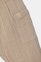 Chłopiec United Colors of Benetton spodnie dziecięce bawełniane 4HRGAF01S.W.Stagionale beżowy