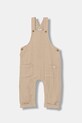 United Colors of Benetton Nohavice na traky dojčenské bavlnené béžová 4HRGAT01L.W.Stagionale