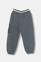 United Colors of Benetton spodnie dresowe dziecięce bawełniane 35JVCF072.G.Stagionale szary SS26