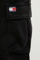 Hlače Tommy Jeans crna DM0DM22403