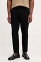 BOSS spodnie z elastanem czarny 50555014