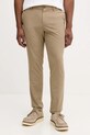 BOSS spodnie z dodatkiem wełny z elastanem beżowy 50556758
