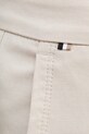 BOSS slim fit hlače za muškarce s pamukom H-Kaiton1 bež 50553813