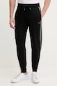 Παντελόνι lounge BOSS Tracksuit Pants πλεκτό ύφασμα μαύρο 50554794