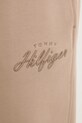 Tommy Hilfiger spodnie dresowe bawełniane brązowy MW0MW42537