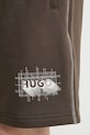 Hugo Blue szorty bawełniane brązowy 50553499