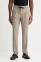 Штани з додаванням вовни HUGO Getlin251F3 прямий бежевий 50554817