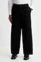 AllSaints spodnie bawełniane bawełna czarny M035TD