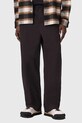 AllSaints spodnie bawełniane bawełna czarny M026TD