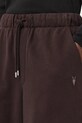 Odzież AllSaints spodnie dresowe bawełniane M032TD brązowy