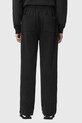 AllSaints spodnie dresowe bawełniane M032TD czarny SS26