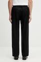 Clothing Drôle de Monsieur trousers with wool blend Pantalon Droit J.BP191.PL127.BL black