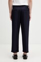 Îmbrăcăminte Drôle de Monsieur pantaloni pentru bărbați, cu amestec de lână K.BP192.PL144.NY bleumarin