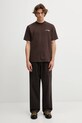adidas Originals spodnie bawełniane Equipment Pants KB9335 brązowy