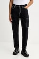 Karl Lagerfeld Jeans spodnie bawełniane bawełna czarny B1M10025
