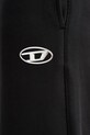Diesel spodnie dresowe bawełniane P-MARKY-IOD czarny A21794.0BKBW
