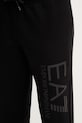 EA7 Emporio Armani spodnie dresowe bawełniane czarny AF22266.7M001415