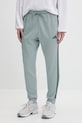 adidas spodnie dresowe dzianina turkusowy KD4836