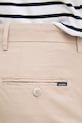 Hackett London spodnie slim fit męskie bawełniane z elastanem beżowy HM2100115R