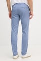 Hackett London spodnie slim fit męskie bawełniane z elastanem HM2100115R niebieski SS26