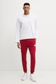 adidas spodnie dresowe KR2702 czerwony SS26