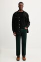 Carhartt WIP pantaloni in cotone Newel Pant I031456.3GH02 verde