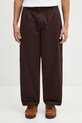Βαμβακερό παντελόνι Carhartt WIP Merrick Pant chino καφέ I033759.33H06