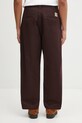 Ρούχα Βαμβακερό παντελόνι Carhartt WIP Merrick Pant I033759.33H06 καφέ