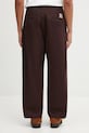 Ρούχα Βαμβακερό παντελόνι Carhartt WIP Merrick Pant I033759.33H06 καφέ